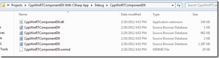 Under the hood Part 2 : C++ WinRT Component DLL &amp; C#.NET Metro application